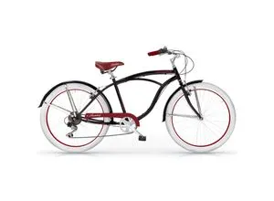 Cruiser MBM "Honolulu Man, Mod. 125" - Elegantes Herrenfahrrad - Cruiser, stilvolles Design mit 6-Gang Shimano Schaltung für müheloses Fahren in der Stadt. Ideal für Herren, die Wert auf Komfort und Eleganz legen.