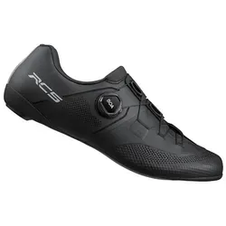 Shimano RC503 Rennradschuhe SPD-SL black 46 - Fahrradschuhe mit SPD-SL Kompatibilität, optimierte Kraftübertragung für maximale Leistung auf der Straße.