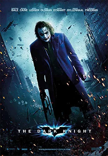 Batman - The dark Knight: Joker with Gun (2008) / US Filmplakat Poster