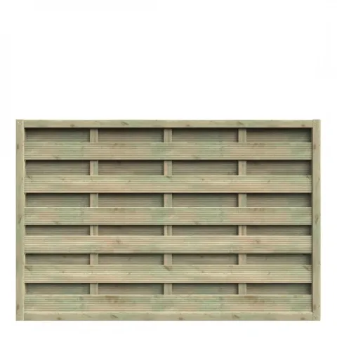 Delta Dichtzaun Kiefer KDI grĂĽn 180x120cm, Lamelle fein gerillt 5900236506404