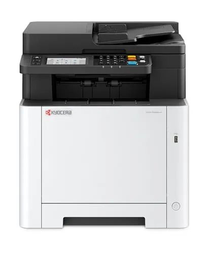 Kyocera ECOSYS MA2600cwfx Multifunktionsdrucker - Farblaser-Drucker mit 4-in-1-Funktionalität, 26 Seiten pro Minute Druckgeschwindigkeit und 3 Jahre Full Service Vor-Ort Garantie für sorgenfreies Drucken.