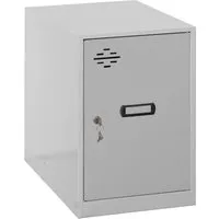 PROREGAL Schließfachwürfel AMEGO 47,5x30x50 cm - Grau - Robuster Schließfachwürfel mit Schlüssel, ideal für Umkleideräume. Einfache Montage und kratzfeste Beschichtung sorgen für Sicherheit und Langlebigkeit.