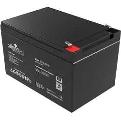 12Ah AGM Akku 12V Solarbatterie - extrem zyklenfest - Powerstations: 12V AGM Akku 12Ah von Offgridtec, wartungsfrei, langlebig und rüttelfest – die perfekte Lösung für Wohnmobile und Solar-Inselanlagen.
