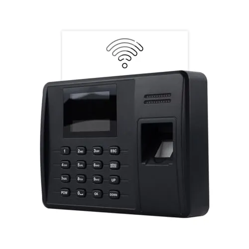 HDWR TimeClock-200NWEPI Zeiterfassung - Scanner für bis zu 1000 Mitarbeiter mit Fingerabdruck- und RFID-Verifizierung, ideal für effizientes Arbeitszeitmanagement und einfache Datensynchronisation.