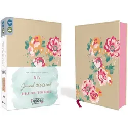 NIV Journal the Word Bible for Teen Girls Imitation Leather Gold/Floral von Zondervan / Zondervan / Buch