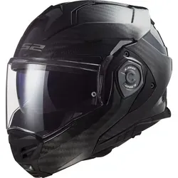 LS2 Klapphelm Motorrad ADVANT X Carbon Gloss L - Motorradhelme mit mehrfacher Kohlefaser-Schale für leichtgewichtigen Schutz, optimierte Stoßdämpfung und doppelte Homologation für vielseitige Nutzung.