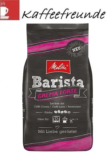 Melitta Barista Classic Crema Forte - Kaffee-Bohnen für Vollautomaten - Kräftiger Caffè Crema, ideal für Vollautomaten. Genießen Sie vollmundigen Geschmack und höchste Qualität - geröstet in Deutschland seit 1908!