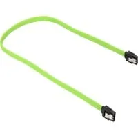 Sata III Kabel sleeve grün, 45 cm