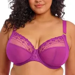 Elomi Matilda Dreiteiliger Plunge-BH mit J-Haken, 40FF - Eleganter Plunge-BH mit dreiteiligen Körbchen und flexiblem J-Haken für vielseitiges Tragen. Bietet optimalen Halt und eine schmeichelhafte Form für jeden Anlass.