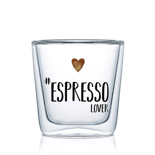 ESSPRESSO DOPPELWANDIGES GLAS ESPRESSO LOVER NEU