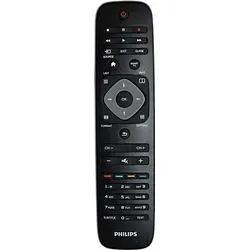 Philips TV Fernbedienung für 40PFL5527K/12 - Schwarz - Tastaturen, originale Philips Fernbedienung für mehrere TV-Modelle, sofort einsatzbereit ohne Installation, alle Funktionen verfügbar.