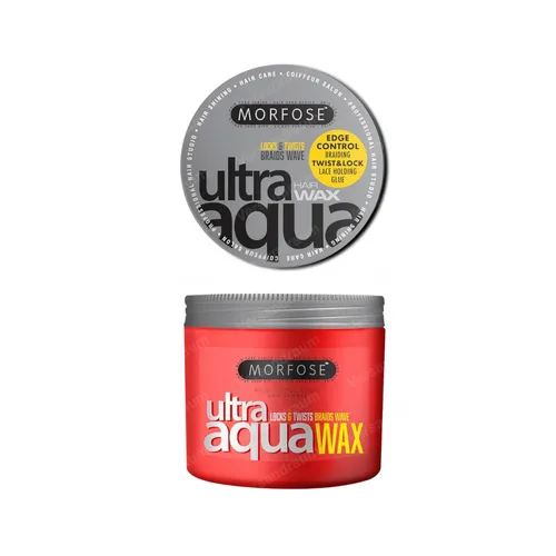 Morfose Ultra Aqua Hair Gel Wax 500ml – Starker Halt - Rot - Haarwachs Haarwax