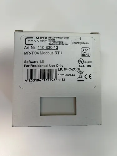 Metz 11083013 MR-TO4 Modbus RTU mit 4 digitalen Triac-Ausgängen - Sonstiges Automations Equipment, ideal für die präzise Steuerung von Geräten mit 4 digitalen Ausgängen und einfacher Montage.