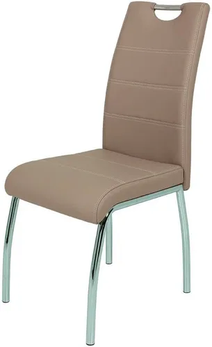 Stuhl Tibo - creme, hochwertige Materialien - Küchenstuhl Tibo in creme, Maße: B: 43 cm, H: 98 cm, T: 61 cm. Hochwertige Verarbeitung für besten Sitzkomfort. Jetzt 10€ Willkommens-Gutschein bei Newsletter-Anmeldung sichern!