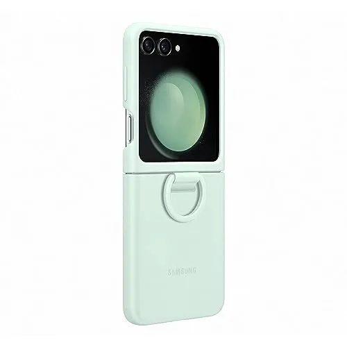 Samsung Silicone Cover mit Ring EF-PF731 - Handy-Hülle für Galaxy Z Flip5, stoßfest und griffig, optimaler Halt und stilvolles Design