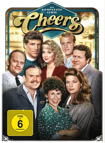 Cheers - Die komplette Serie (43 Discs) - Beliebte Sitcom-Klassiker, ideal für Fans von humorvollen Familiengeschichten, freigegeben ab 6 Jahren.