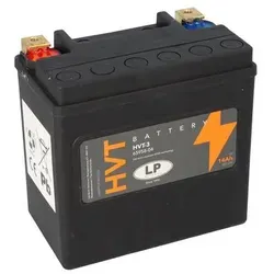 Akkuman.de Nano-Gel Motorradbatterie HVT-3 12V 14Ah - Bleiakkus - Kraftvolle, wartungsfreie Motorradbatterie mit AGM-Technologie für zuverlässige Startleistung und robuste Bauweise, ideal für Harley-Davidsons.