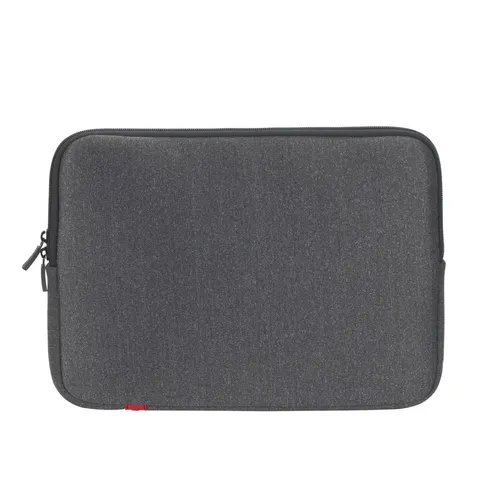 Rivacase ANTISHOCK Notebooksleeve 5124 Dunkel Grau - Laptop-Tasche für Notebooks bis 14" mit Memory-Schaum für optimalen Schutz und zusätzlichem Kantenschutz im Inneren.