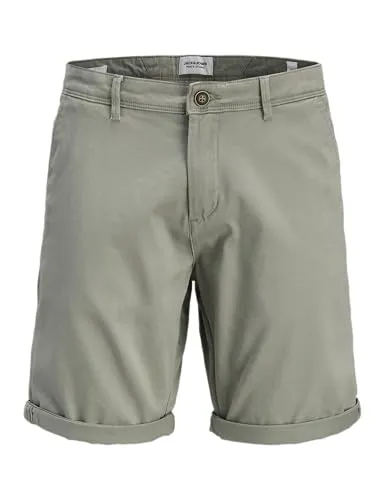 Jack&Jones Chinoshorts Solid SRT Sn für Jugendliche - Stylische Chinoshorts von Jack&Jones, ideal für den Alltag. Bequemer Schnitt mit Reißverschluss und mittlerer Taille für optimalen Tragekomfort.