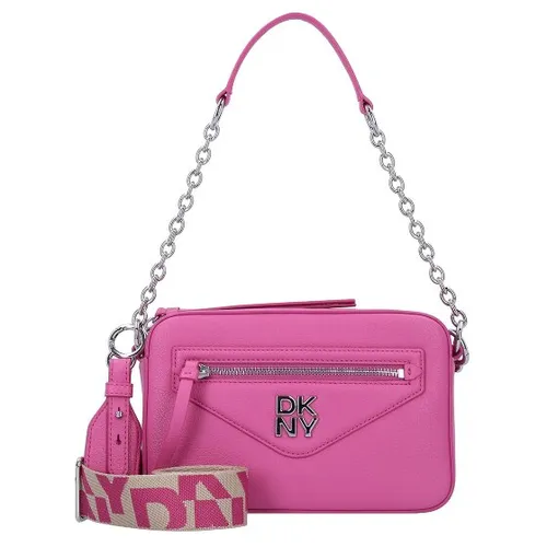 DKNY Milan Schultertasche Leder 22.5 cm pink TAS008053 - Elegante DKNY Milan Schultertasche aus hochwertigem Leder mit praktischen Fächern und robustem Reißverschluss. Perfekt für stilbewusste Frauen, die Funktionalität und Mode vereinen möchten.