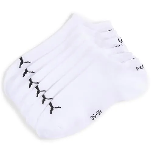 PUMA 6 Paar Sneaker Invisible Socken Gr. 35-49 Unisex für Damen Herren Füßlinge