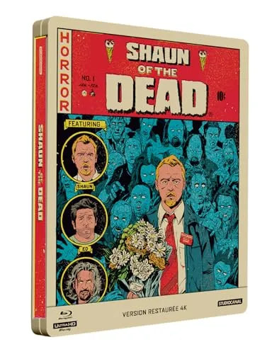 SHAUN OF THE DEAD - COMBO UHD 4K + BD - STEELBOOK - EDITION LIMITEE
