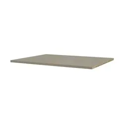 rauch Einlegeboden TENERA, B 66 x T 48 cm - Einlegeboden für Kleiderschränke, grau mit Texline Dekor, ideal für Schränke ab 68 cm Breite, inkl. 4 Bodenträgern, Made in Germany.