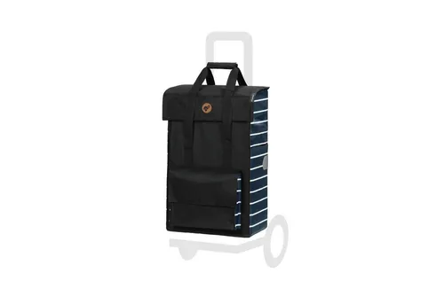 Andersen Einkaufstrolley Shopper Tasche Jella in Blau - Einkaufstrolleys, stylischer und praktischer Begleiter für den Einkauf mit viel Stauraum und robustem Design.