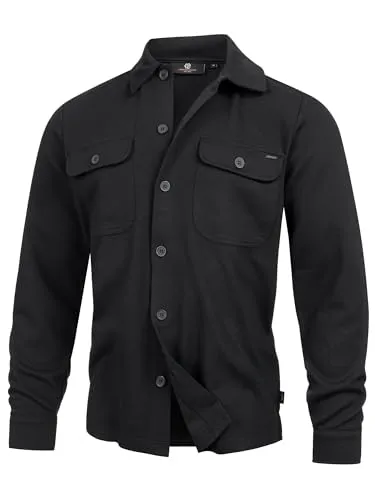 Indicode Herren INNello Langarmhemd mit Kentkragen - Herrenhemden mit 95% Polyester und 5% Elasthan für optimalen Tragekomfort, ideal für Übergangszeiten und Freizeit.