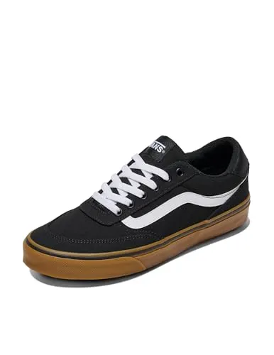 Vans Brooklyn Ls Sneaker Herren, Canvas Black Gum 44.5 EU - Herren-Sneaker aus robustem Canvas, stylisch und bequem für den Alltag oder Freizeitaktivitäten.