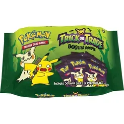 Pokémon Trick Or Trade Booster Bundle 2023 Halloween Set - 50 Booster Packs für das Pokémon TCG, ideal für Sammler und Spieler, bietet spannende Überraschungen und besondere Karten im festlichen Design.