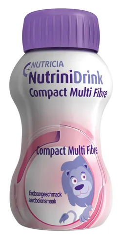 NutriniDrink Compact MultiFibre 8x4x125ml Erdbeere PZN 10185785 (33 EUR/l)
