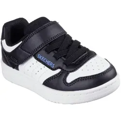 Skechers QUICK STREET Lauflernschuh - Sneaker für Kinder, mit Retro-Design und praktischem Klettverschluss, ideal für erste Schritte und leicht waschbar.