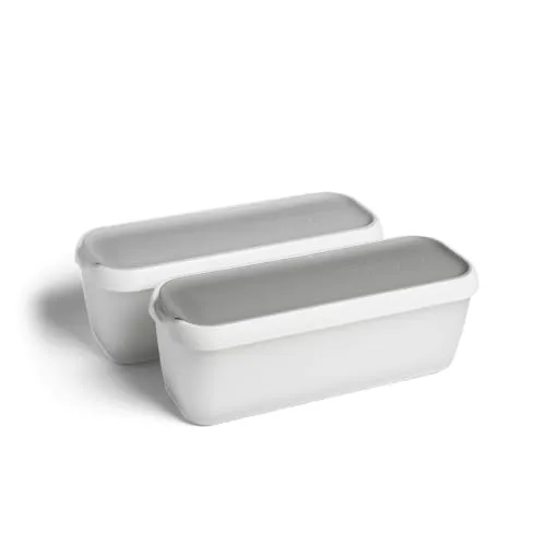 SPRINGLANE 2er-Set Eisbehälter für Speiseeis 1,5 L - Frischhaltedosen für Eis, BPA-frei in Lebensmittelqualität, ideal für große Portionen mit 1,5 L Fassungsvermögen und luftdichten Deckeln für maximalen Genuss.