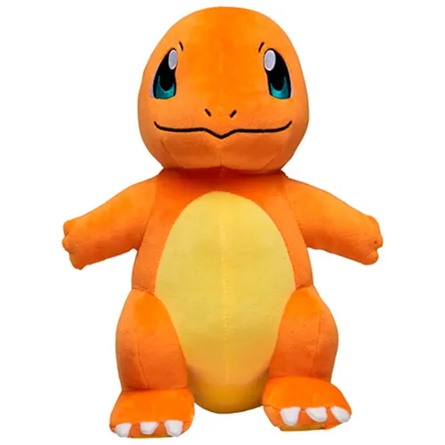 Jazwares Plüschfigur Pokemon Charmander 26cm - Kuscheliges Plüschtier - Kuscheltiere: Charmander Plüschtier von Jazwares, 26 cm groß, detailgetreu und perfekt zum Kuscheln - ein Must-Have für Pokemon-Fans!