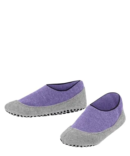 FALKE Unisex Kinder Stoppersocken Cosy Slipper K Hp Wolle rutschhemmende Noppen 1 Paar, Lila Light Lilac 6819, 25/26 EU