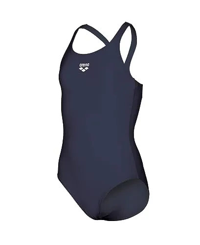 Arena Dynamo Junior R Badeanzug, Einteiliger Badeanzug für Mädchen, Chlor- und Salzwasserbeständiges Arena Maxfit Eco-Gewebe, Sport-Badeanzug mit 50+ UPF UV-Schutz