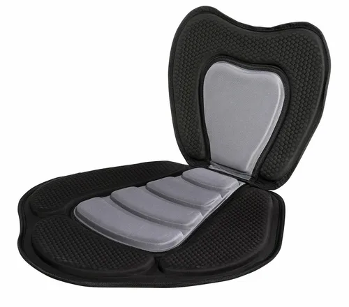 Bluemarina Kajaksitz | SUP Zubehör mit Paddel - Stand Up Paddle Boards – Ergonomischer Kajaksitz mit 4 D-Ringen für einfache Montage und komfortables Paddeln, inklusive leichtem, 3-teiligem Paddel für optimale Kontrolle auf dem Wasser.