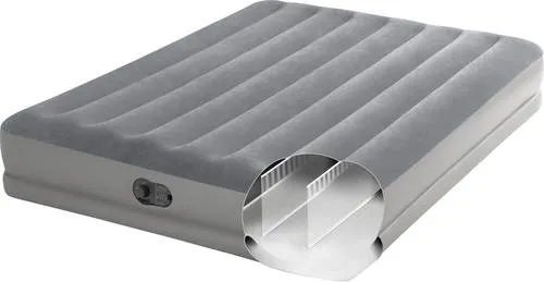 Intex 64114 DuraBeamPrestige Queen Luftbett - Betten – Komfortables Luftbett mit Fiber-Tech Technologie für optimale Bequemlichkeit und Widerstandsfähigkeit, inklusive schneller 5V USB-Pumpe für einfaches Aufpumpen.