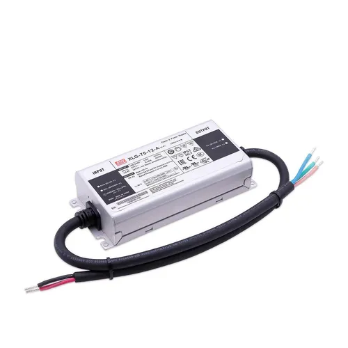 Mean Well XLG-75-12-A LED Netzteil 60W 12V 5A IP67 - Schaltnetzteil mit Schutzart IP67, ideal für LED-Beleuchtung in Feuchträumen und Außenbereichen, 2 Jahre Herstellergarantie.
