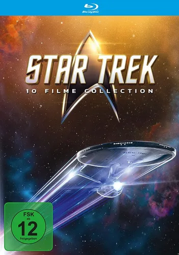 Star Trek I-X Film Collection - Remastered [11 Blu-rays] + [Bonus Blu-ray] - Filme, erleben Sie die legendären Abenteuer der Star Trek Saga in atemberaubender Remastered-Qualität mit zusätzlichem Bonusmaterial.