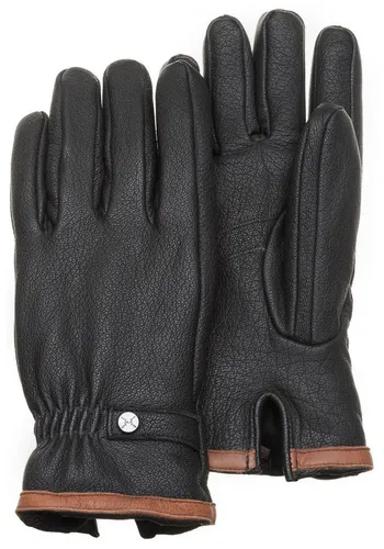 Lederhandschuhe PEARLWOOD "Moore", Damen, Gr. 10, schwarz - Handschuhe aus hochwertigem Ziegenleder, atmungsaktiv, wind- und wasserabweisend, ideal für kühle Tage. Perfekt für den casual Look.