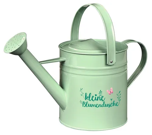 moses. Gießkanne für den Garten, Dekorative Blumendusche mit 3l Fassungsvermögen - Gießkanne für den Garten: Praktisch und dekorativ aus pulverbeschichtetem verzinktem Stahl, ideal für die Bewässerung von Pflanzen mit 3l Fassungsvermögen.