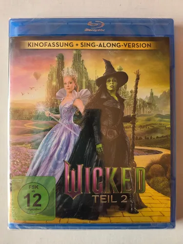 Wicked: Teil 2 (Blu-ray) - Das epische Finale - Erlebe den Abschluss der Geschichte der Hexen von Oz mit beeindruckenden Darstellern und mitreißender Musik. Ein spektakuläres Finale, das Freundschaft und Intrigen in einer fantastischen Welt vereint.