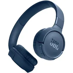 JBL Tune 520BT Bluetooth Kopfhörer - Blau - Kabelloses Bluetooth-Headset in trendigem Blau mit kraftvollem Sound und langer Akkulaufzeit, ideal für Musikliebhaber.