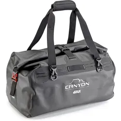 Givi Canyon GRT712B 40L Gepäcktasche - Wasserdicht und Modular - Wasserdichte 40L Cargotasche mit Rollverschluss, ideal für Enduro-Motorräder. Hohe Belastbarkeit und UV-beständig, perfekt für extreme Bedingungen.