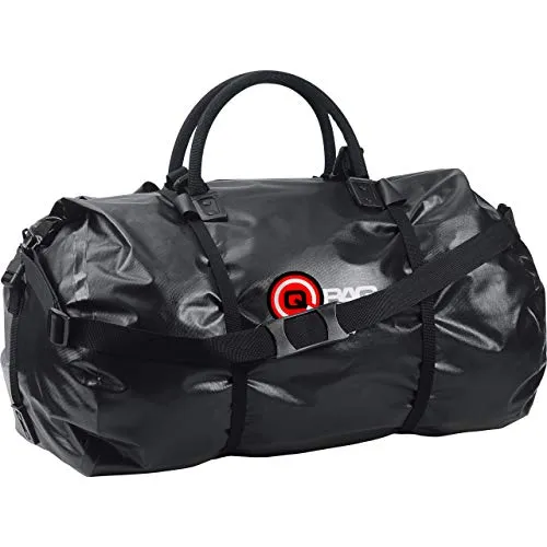 QBag POLO Hecktasche 85L Schwarz - Universelle Wasserdichte Motorrad Gepäckrolle - Hochwertige Textiltasche mit 85L Volumen, ideal für den sicheren Transport von Gepäck beim Motorradfahren. Robuste Verarbeitung sorgt für Langlebigkeit und Zuverlässigkeit.