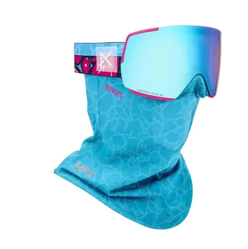 ANON M5 MFI Schneebrille 2026 - Pink Tides / Perceive Variable Blue - Die ANON M5 MFI Schneebrille 2026 bietet eine hervorragende Passform und ein modernes Design. Mit der innovativen Magna-Tech-Technologie gelingt der Linsenwechsel mühelos. Inklusive Ersatzlinse und Gesichtsmaske für optimalen Schutz.