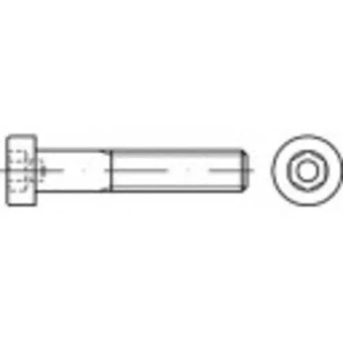 TOOLCRAFT 139500 Zylinderschrauben M16 70mm Innensechskant DIN 6912 Stahl galvanisch verzinkt 50St.