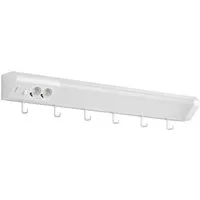 Oktaplex Talin Unterbauleuchte 76cm mit Steckdose - Unterschrank Beleuchtung mit 2 integrierten Steckdosen, 1635 Lumen warmweißes Licht und praktischem Schalter, ideal für Ihre Küche.